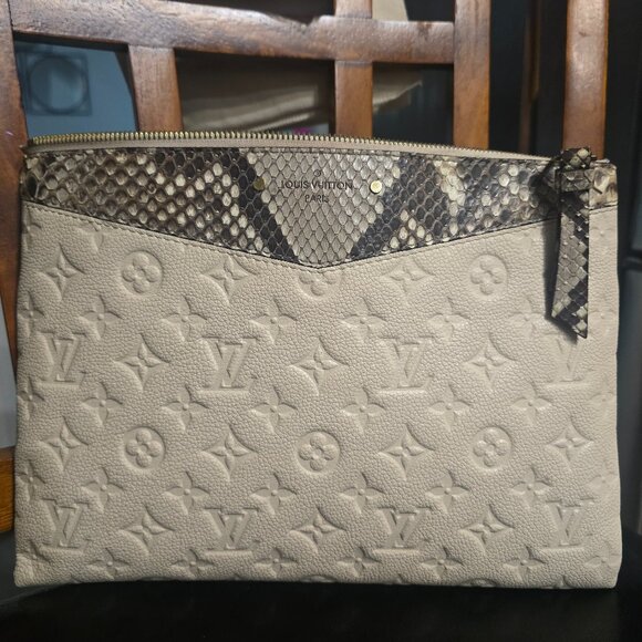 Louis Vuitton Handbags - Louis Vuitton Daily Pouch Empreinte Python